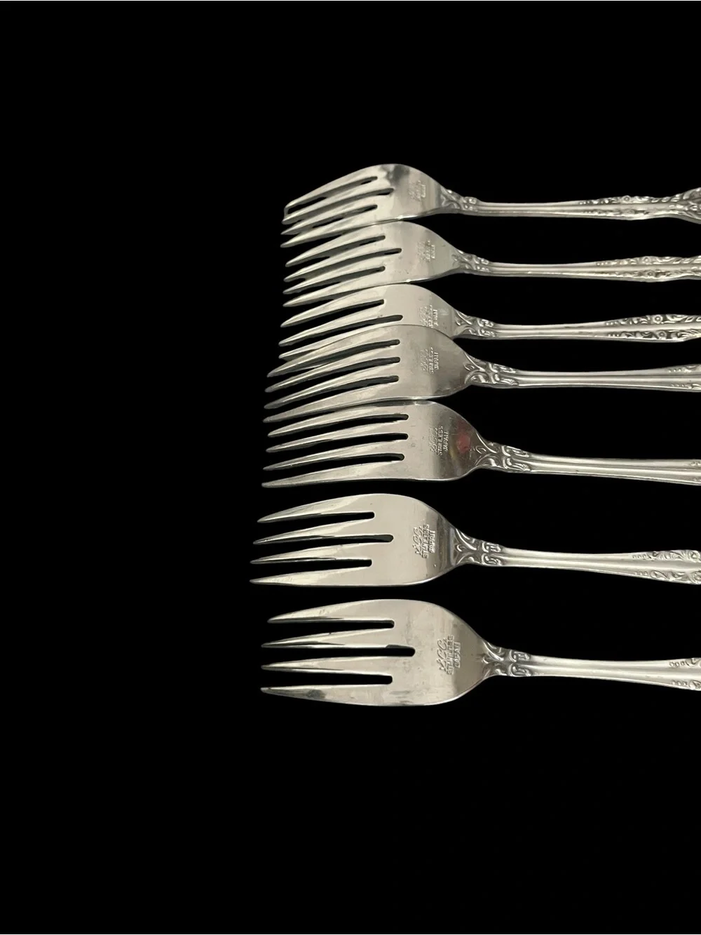 Towle Stainless Flatware TWS275 Pattern SCC Japan Forks 7 Pc Mixed Lot